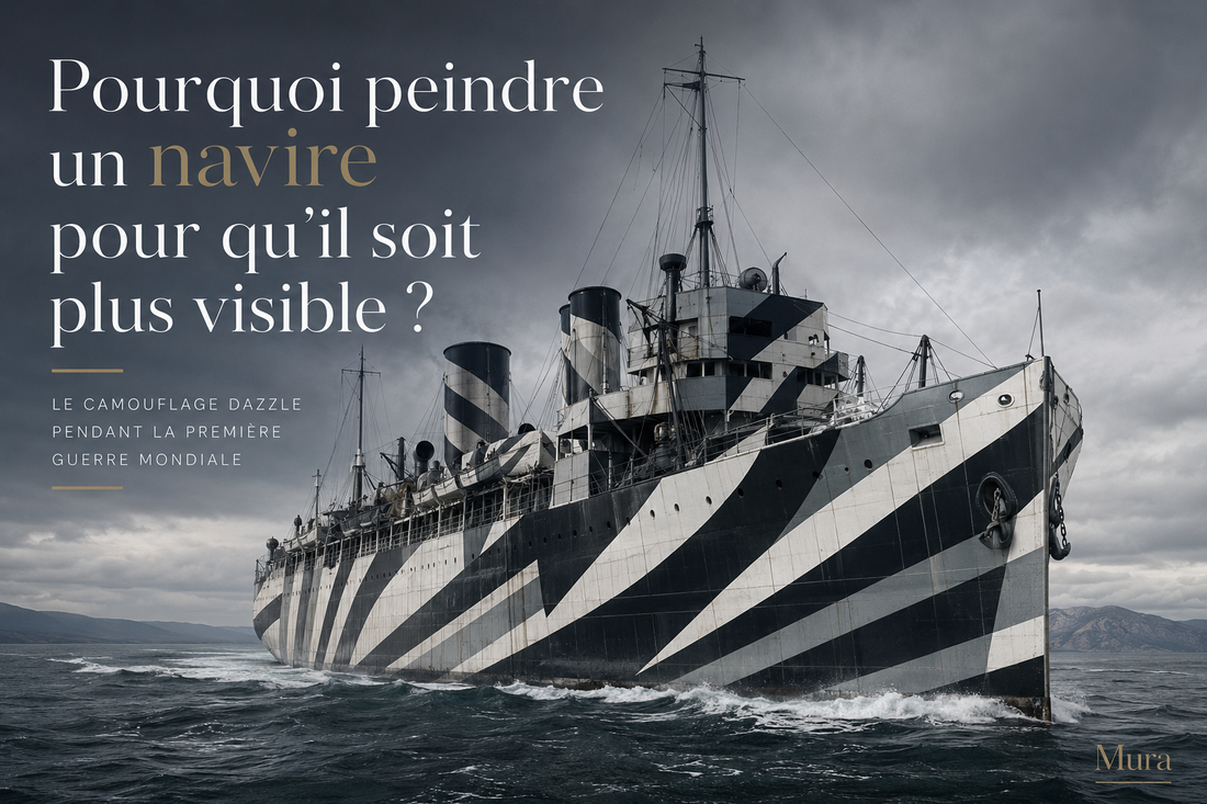 Camouflage Dazzle : l’art de tromper le regard en mer