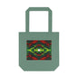 Tote bag Témérité, éclats rouges et verts sur fond noir – Mura Défense