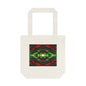 Tote bag Témérité, éclats rouges et verts sur fond noir – Mura Défense
