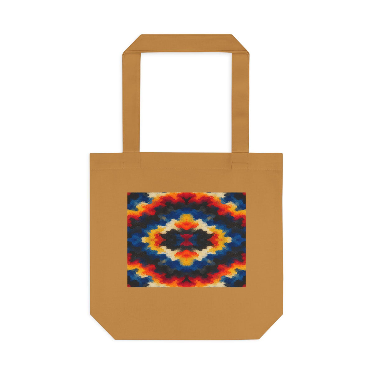 Tote bag Sdust, chevrons orange, bleus et rouges – Mura Défense