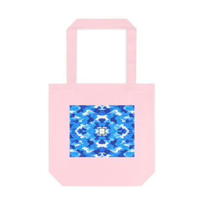 Tote bag Tsunéan, vagues bleues et blanches – Mura Défense