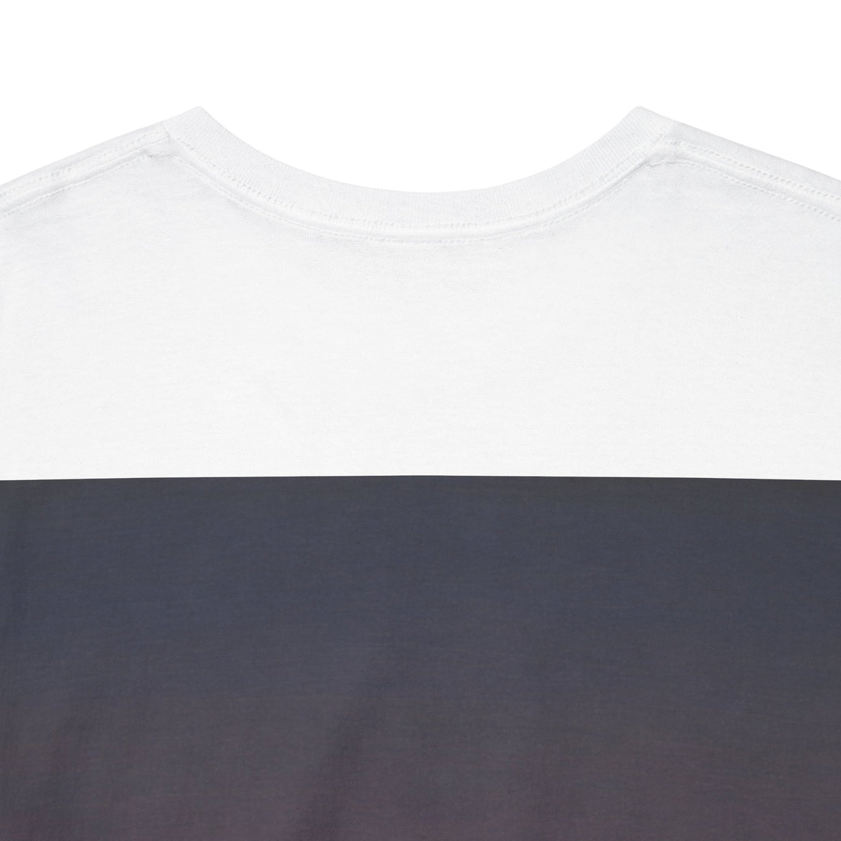 Tee-shirt blanc Mura, œuvre You Weren't Here I Really Miss You — porté