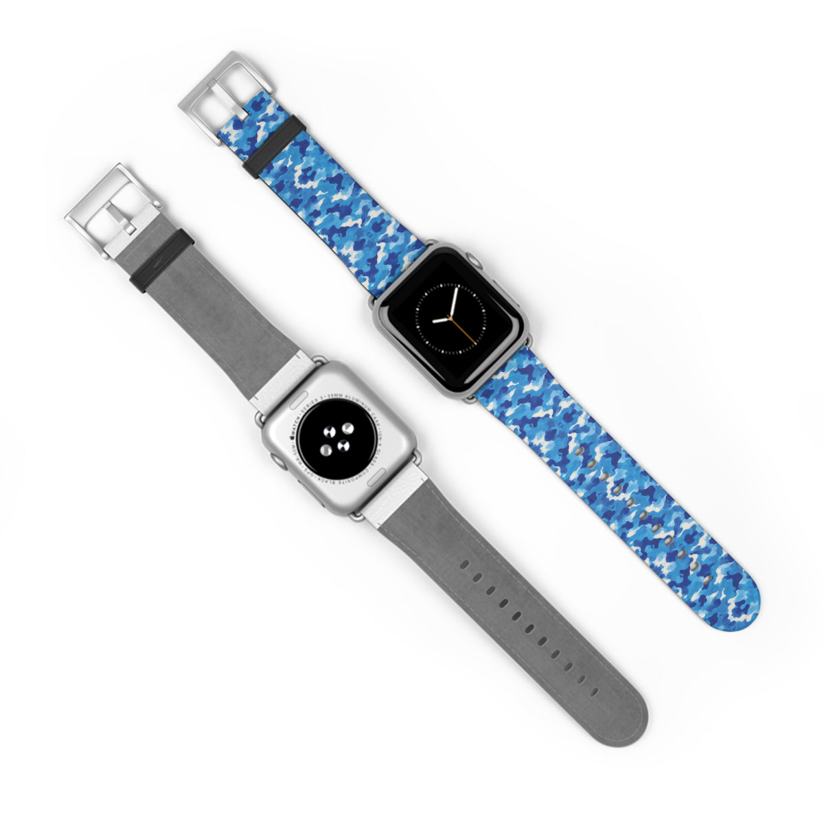 Bracelet Apple Watch Tsunéan, vagues bleues et blanches – Mura Défense