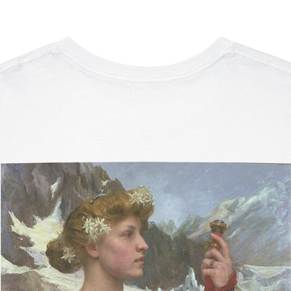 Tee-shirt Mura Edelweiss, inspiré du Liechtenstein — porté