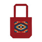 Tote bag Sdust, chevrons orange, bleus et rouges – Mura Défense