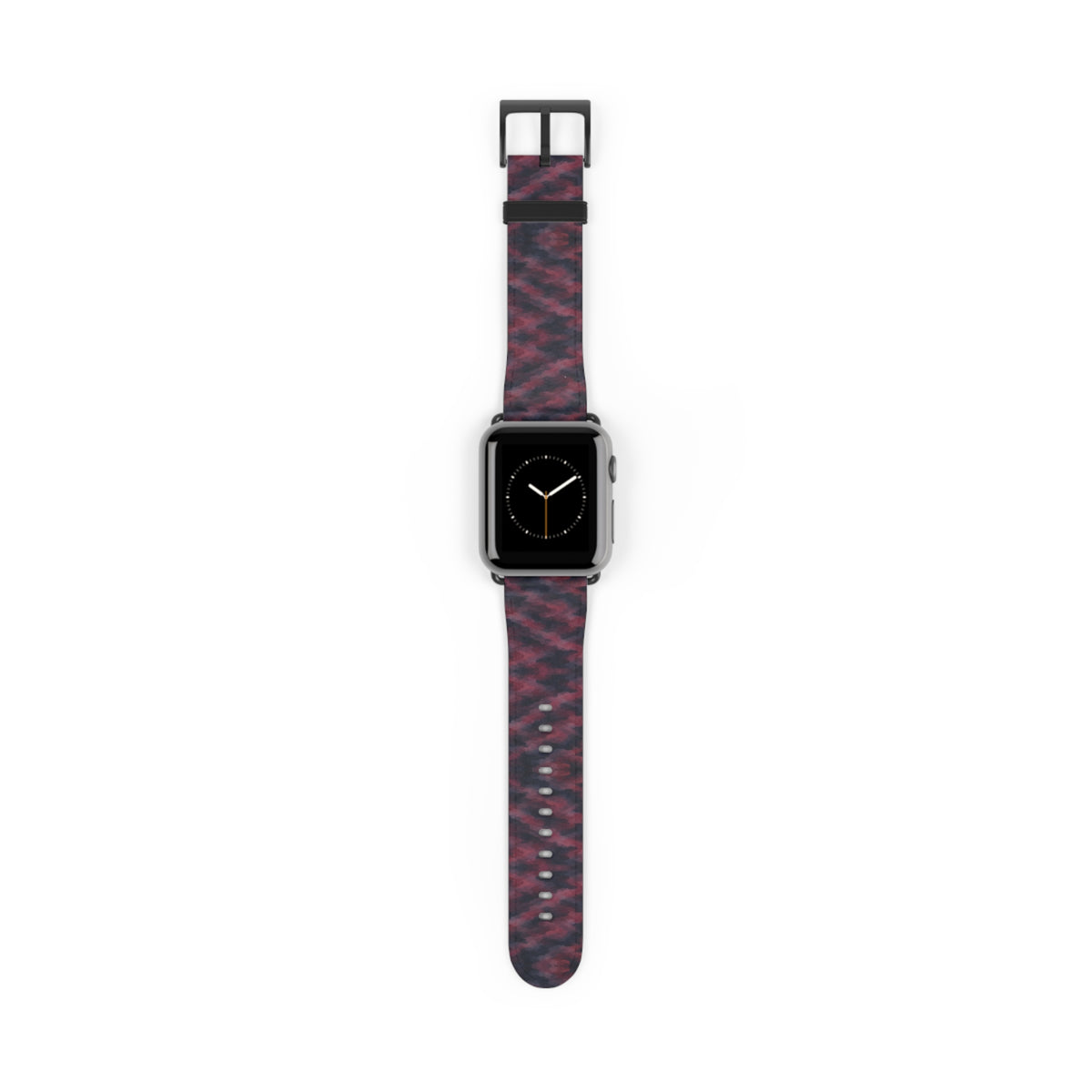 Bracelet Apple Watch Invisombre, motif bordeaux et violet sombre – Mura Défense