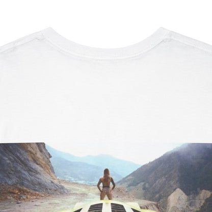 Tee-shirt Mura Rainer W. Schlegelmilch, concept-car des années 1970 — porté