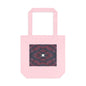 Tote bag Invisombre, motif bordeaux et violet sombre – Mura Défense