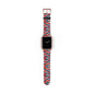 Bracelet Apple Watch Rangel, formes rouges, bleues et blanches entremêlées – Mura Défense