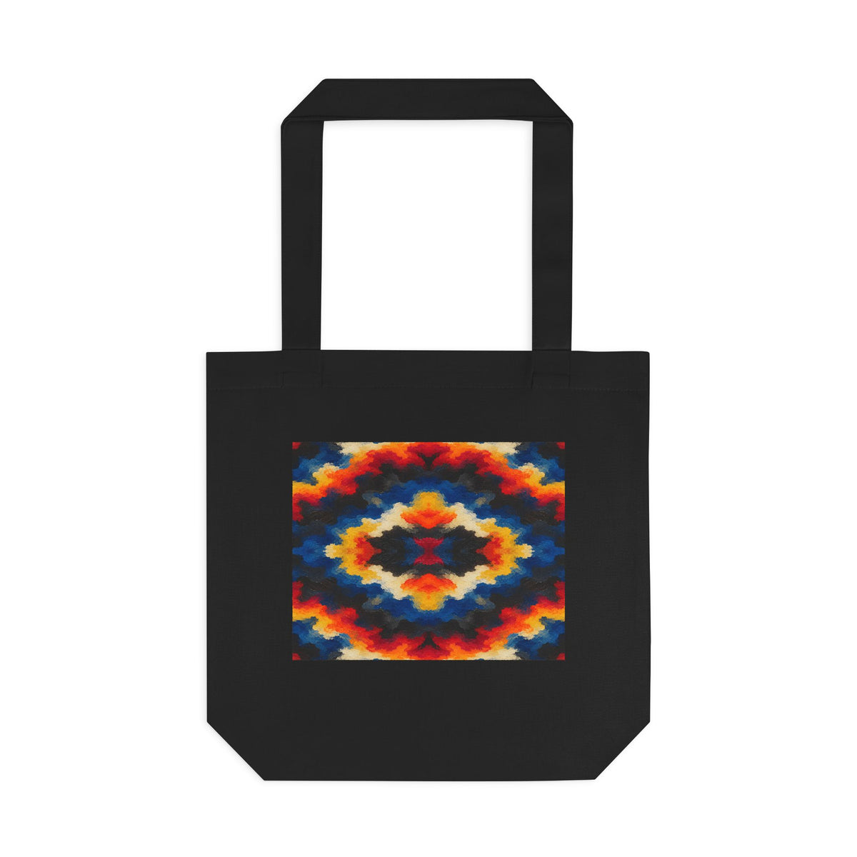 Tote bag Sdust, chevrons orange, bleus et rouges – Mura Défense