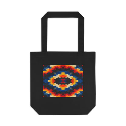 Tote bag Sdust, chevrons orange, bleus et rouges – Mura Défense