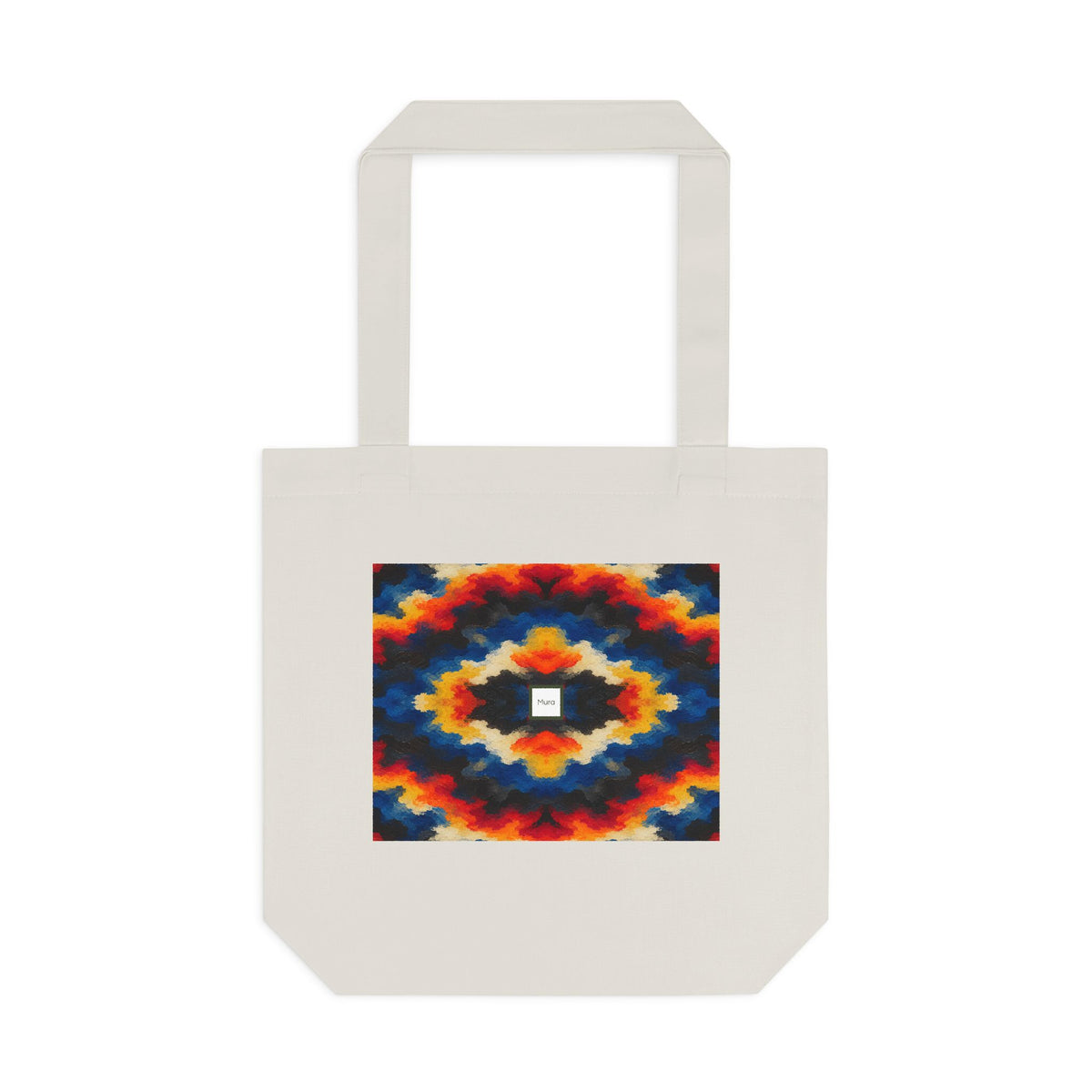 Tote bag Sdust, chevrons orange, bleus et rouges – Mura Défense