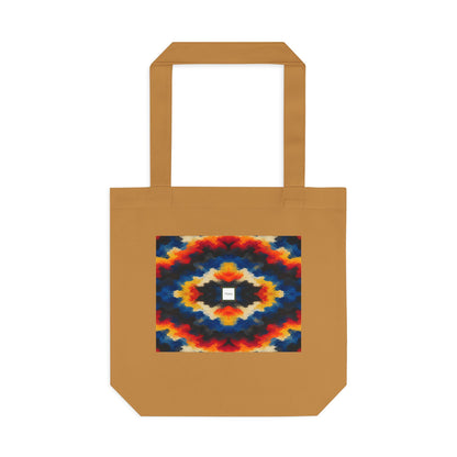 Tote bag Sdust, chevrons orange, bleus et rouges – Mura Défense