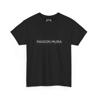 T-shirt La Maison Mura, Écritures françaises – collection Noire, Mura Reference – vue 3