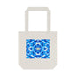 Tote bag Tsunéan, vagues bleues et blanches – Mura Défense