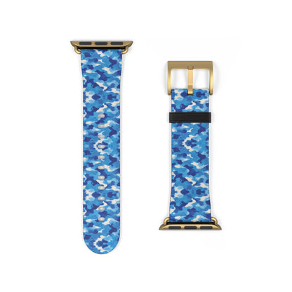Bracelet Apple Watch Tsunéan, vagues bleues et blanches – Mura Défense