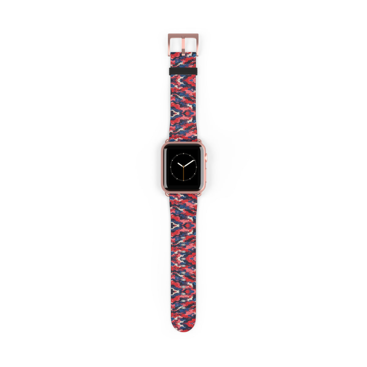 Bracelet Apple Watch Magméan, fragments rose, rouge et bleu – Mura Défense