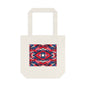 Tote bag Magméan, fragments rose, rouge et bleu – Mura Défense
