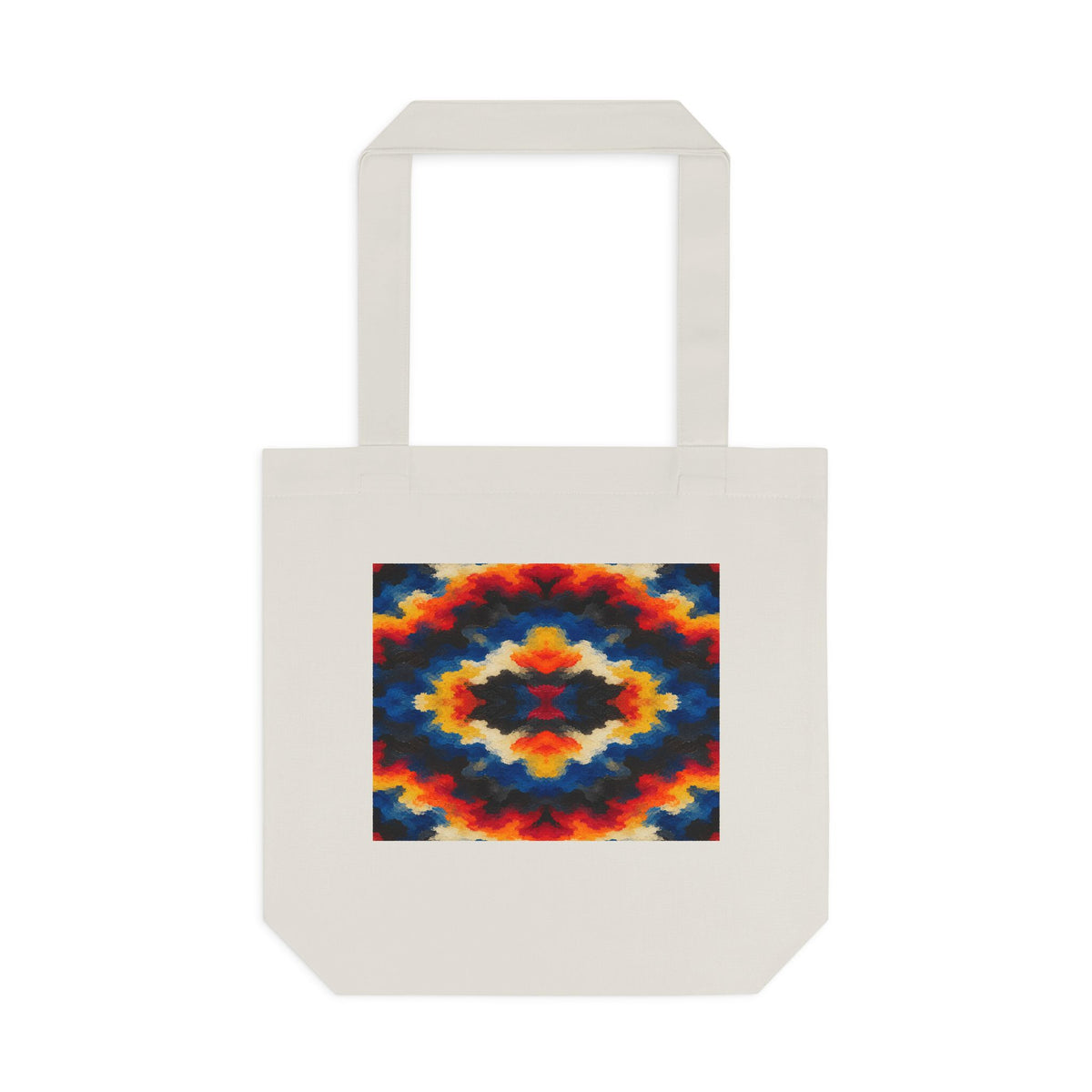 Tote bag Sdust, chevrons orange, bleus et rouges – Mura Défense