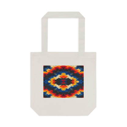 Tote bag Sdust, chevrons orange, bleus et rouges – Mura Défense