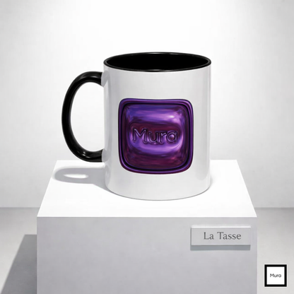 La Tasse Mura, mug en céramique noire signé Mura Reference